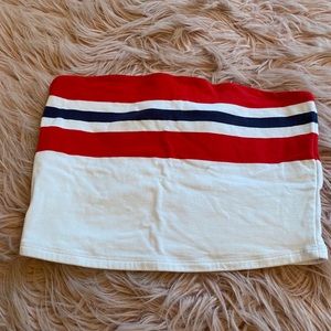 Garage cropped tube top